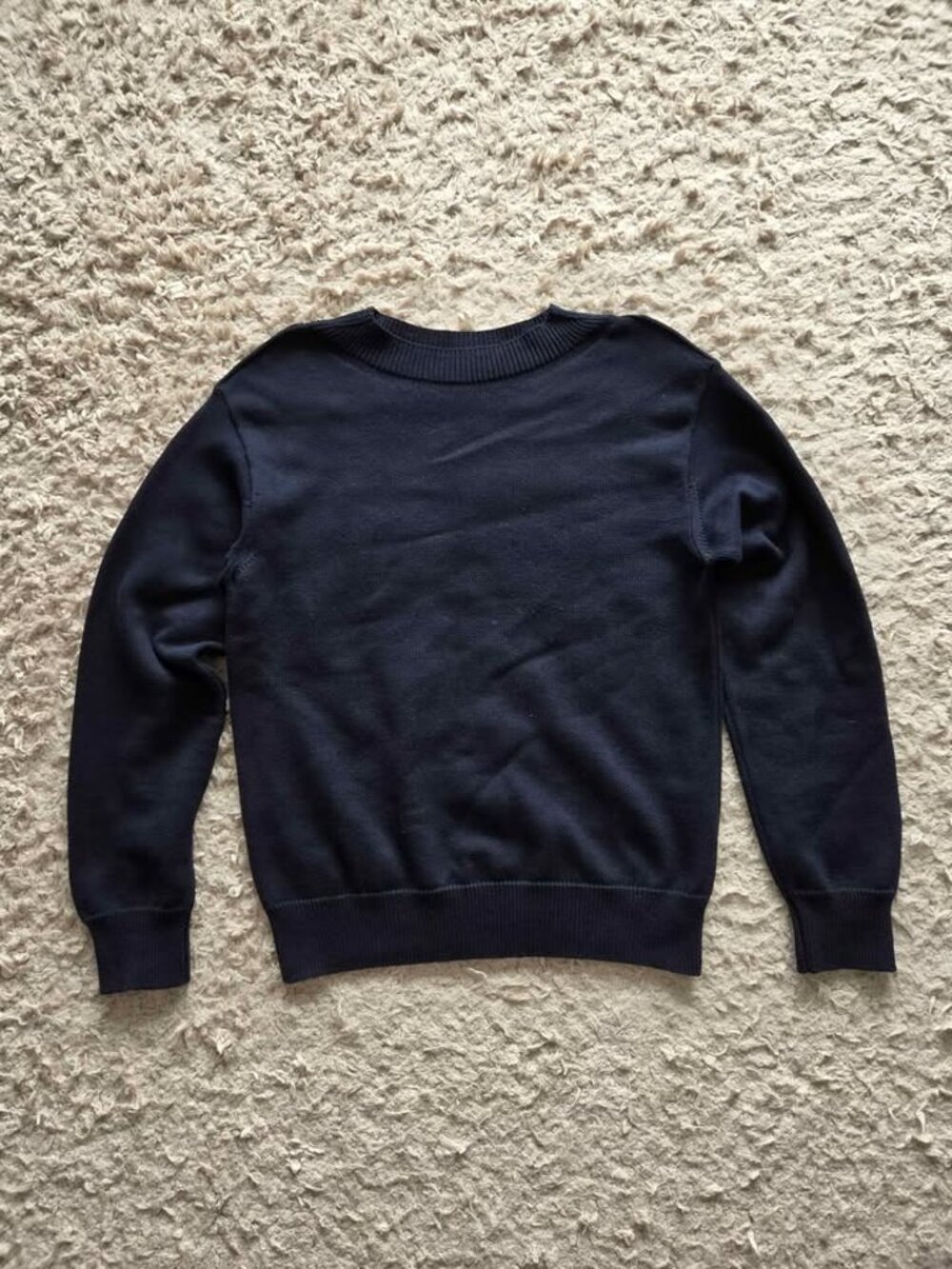 Dries Van Noten Crewneck Knit Sweater Men’s M Navy Blue